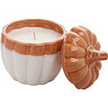 White Pumpkin Ceramic Pumpkin Candle for unisex